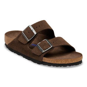 Birkenstock Arizona Soft Footbed Suede Leather - Regular Carafe Tonal