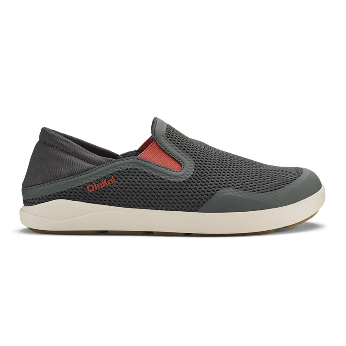 OluKai Mens Moku Slip-On Island Salt/Koi