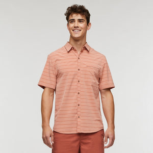 Cotopaxi Mens Cambio Button Up Shirt - Printed FDBRK Faded Brick