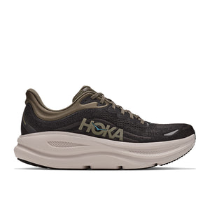 Hoka Mens Bondi 9 Black / River Rock Grey