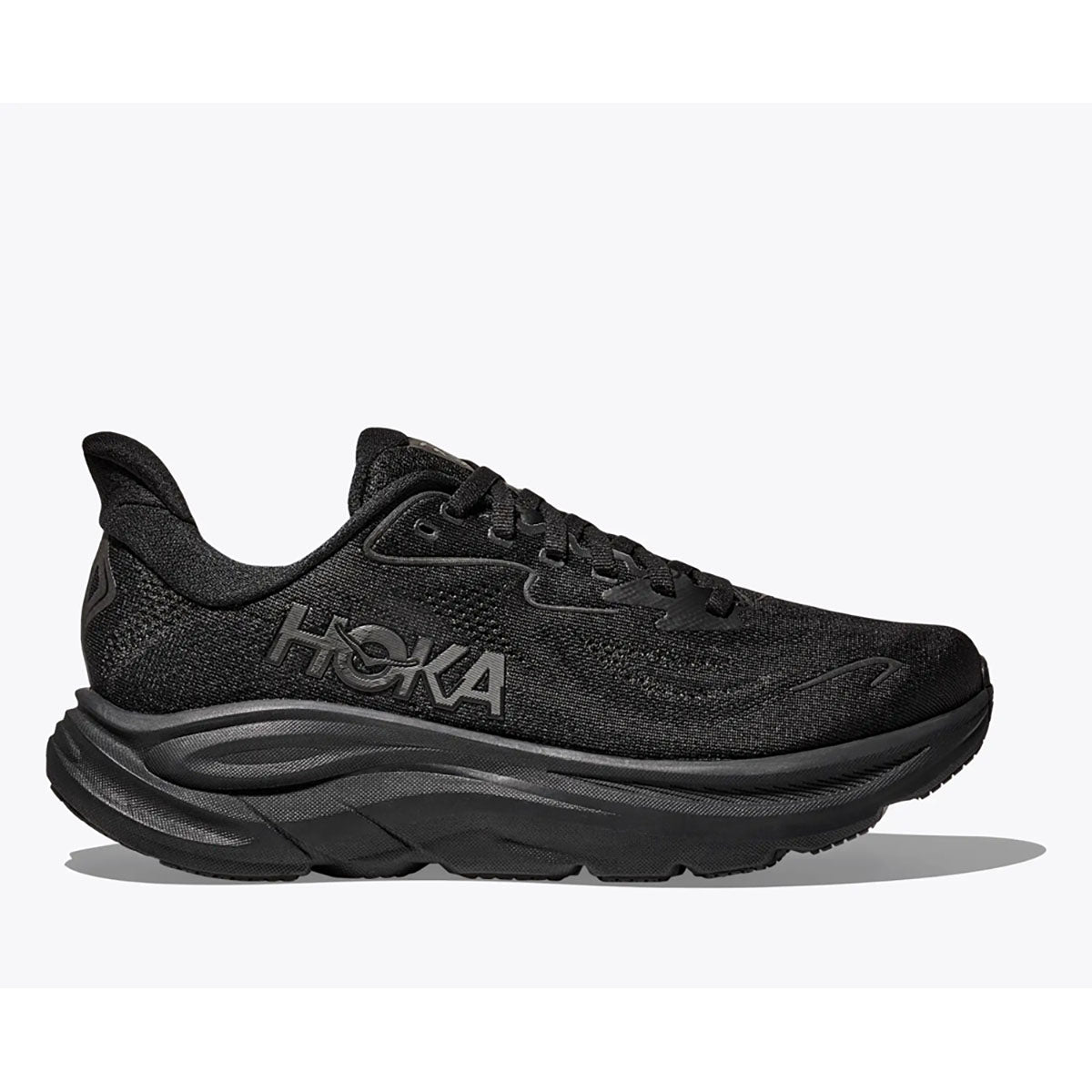 Hoka Mens Clifton 10 Black / Black
