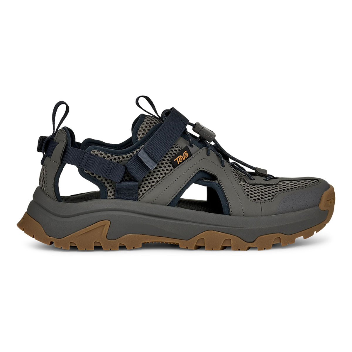 Teva Mens Hurricane XLT3 Closed-Toe Sandal Dark Gull Grey