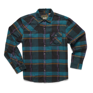 Howler Brothers Men's Harkers Flannel Shirt CON Conor Plaid: Forage