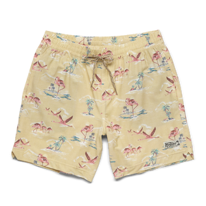 Howler Brothers Mens Deep Set Boardshorts Little Puddles: Nightfall
