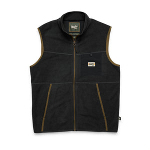 Howler Brothers Mens Free Range Fleece Vest Carbonite