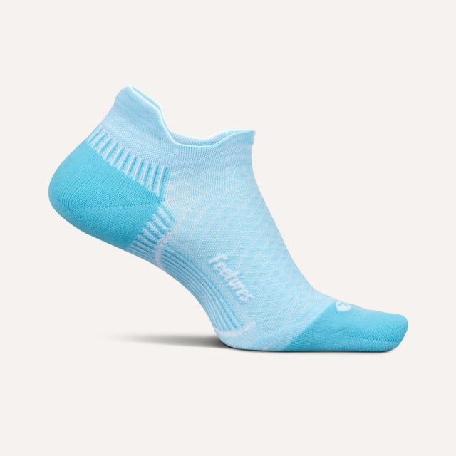 Feetures! PF Relief Light Cushion No Show Tab Socks 7893 Blue Topaz