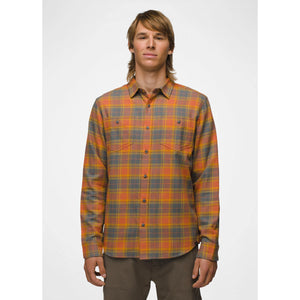 Prana Men's Dolberg Flannel Shirt Terracotta