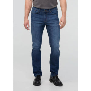 DU/ER Mens Performance Denim Slim Straight 34 Ocean Swell