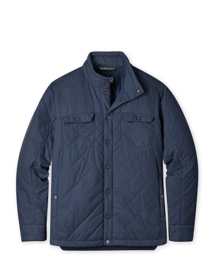 Stio Men's Skycrest Insulated Snap Shirt ountain Shadow / M