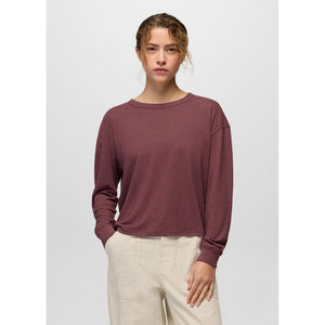 Prana Womens Cozy Up Long Sleeve Crew Newberry