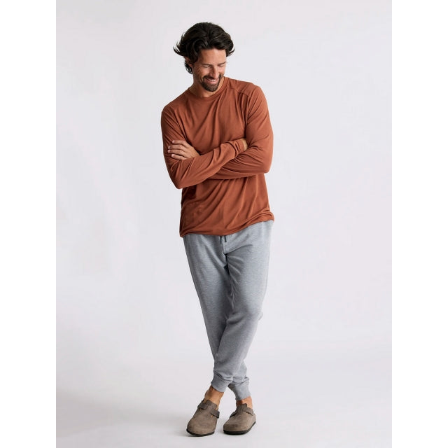 Free Fly Apparel Mens Bamboo Lightweight Fleece Jogger 311 Heather Grey
