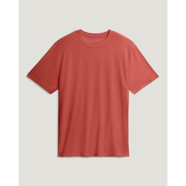 Free Fly Apparel Mens Elevate Lightweight Tee 613 Red Clay
