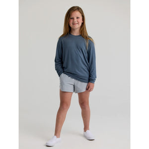 Free Fly Apparel Y Bamboo Shade LS 447 Slate Blue