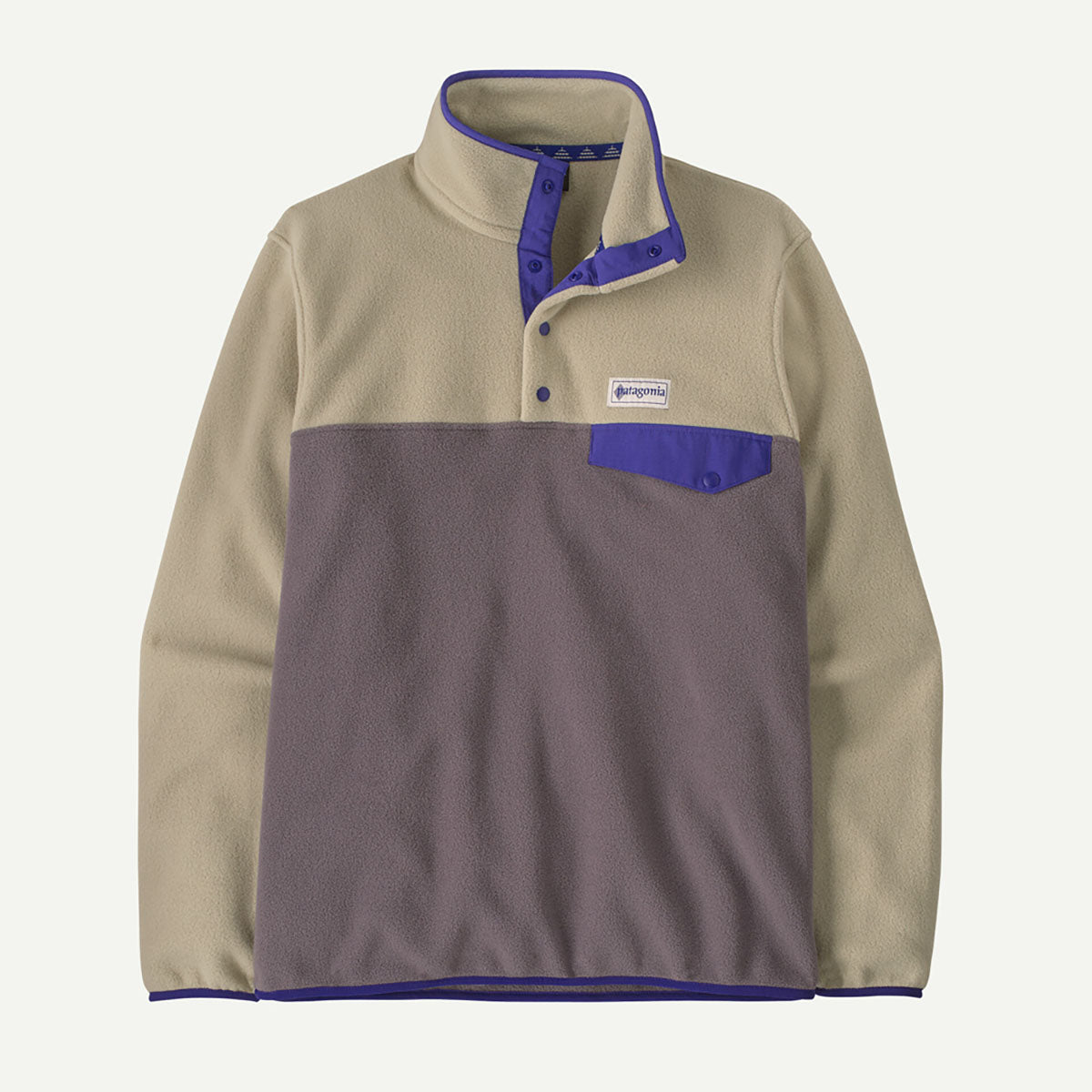 Patagonia Mens Lightweight Synchilla Snap-T Fleece Pullover ay Grey / M