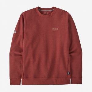 Patagonia Men's Fitz Roy Icon Uprisal Crew Sweatshirt MANR Mangrove Red