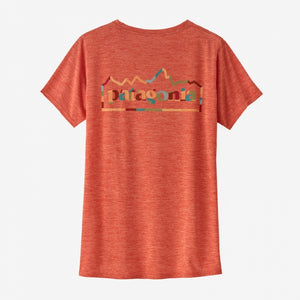Patagonia Women's Cap Cool Daily Graphic Shirt UPMX Unity Fitz: Pimento Red X-Dye