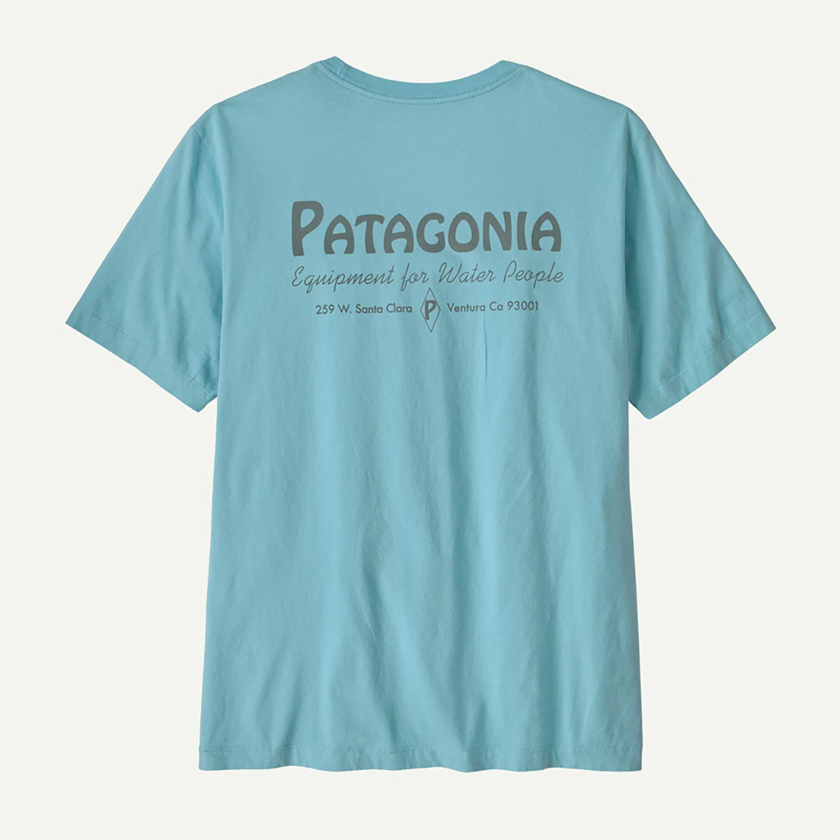 Patagonia Mens Water People Banner T-Shirt Snowmelt Blue