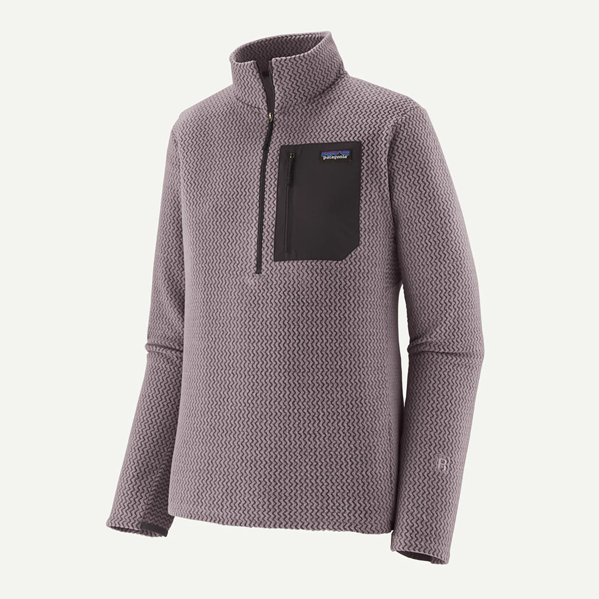 Patagonia Mens R1 Air Fleece Zip Neck ay Grey / M