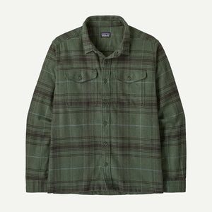 Patagonia Mens Fjord Flannel Shirt Dissolve: Treeline Green