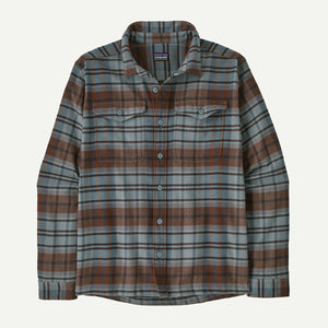 Patagonia Mens Fjord Flannel Shirt Rising Storm: Blue Sage