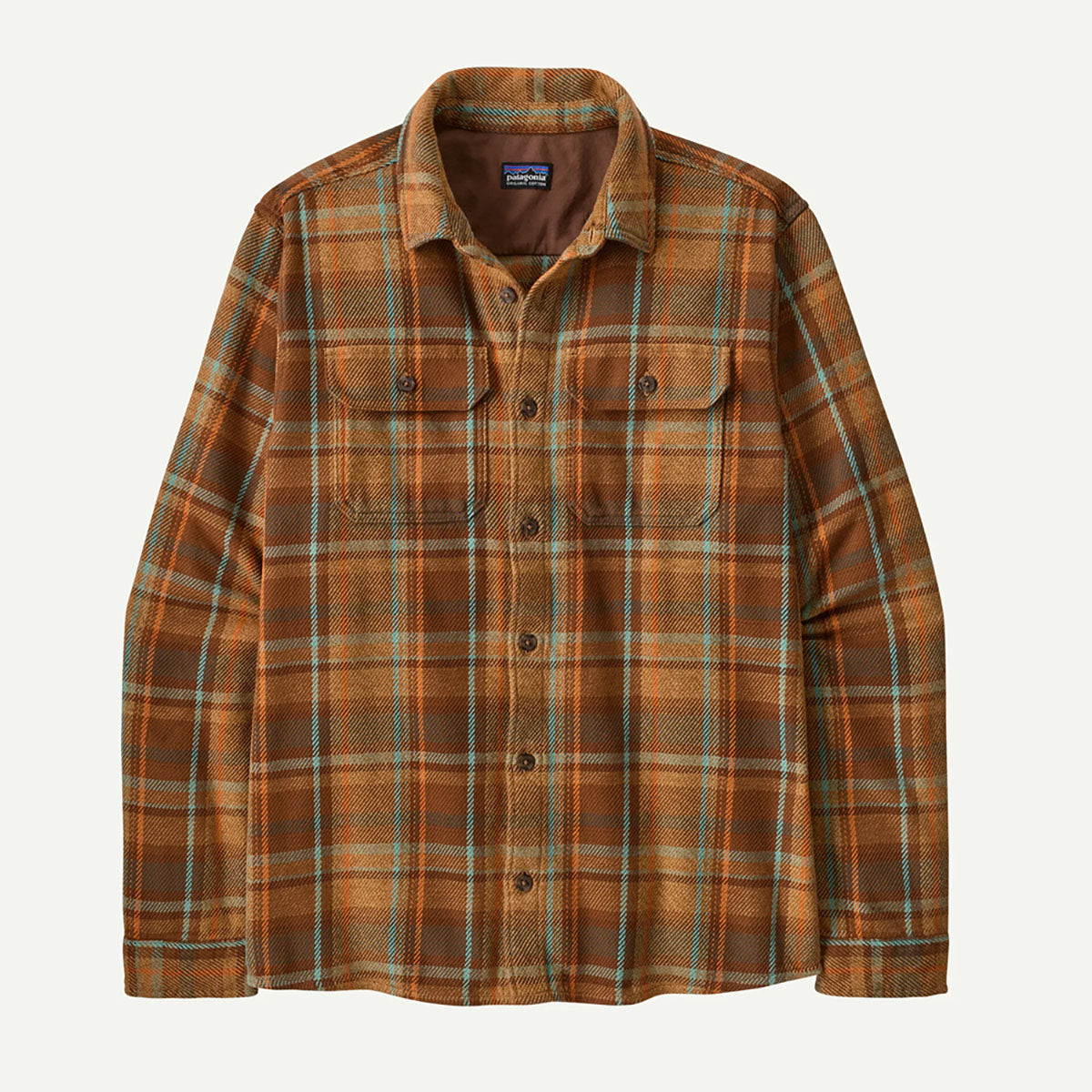Patagonia Mens Fjord Loft Shirt Avalanche: Berm Brown