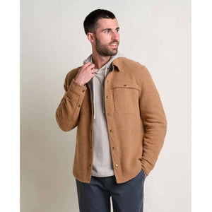 Toad&Co. Mens Kennicott Shirt Jacket 201 Honey Brown