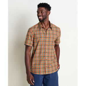 Toad&Co. M Airscape SS Shirt 803 Hazel Check