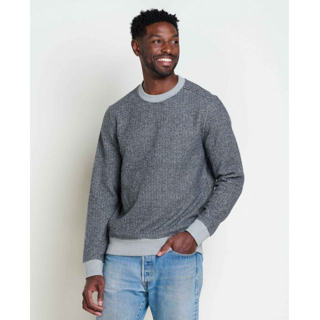 Toad&Co. Men's Kennicott Crew 033 Heather Grey Twill