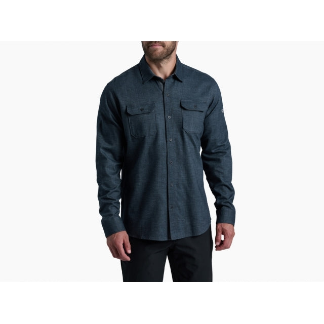 Kuhl Mens Descendr Flannel Shirt DABY Deep Abyss