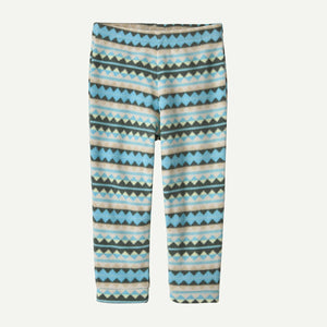 Patagonia Baby Micro D Bottoms Diamond Stripe: Snowmelt Blue