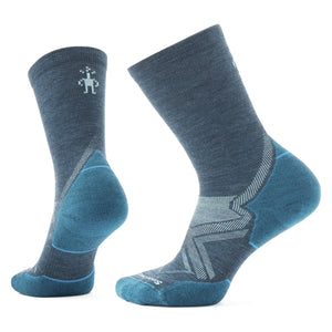 Smartwool Women's Run Cold Weather Targeted Cushion Crew Socks G74 Twilight Blue