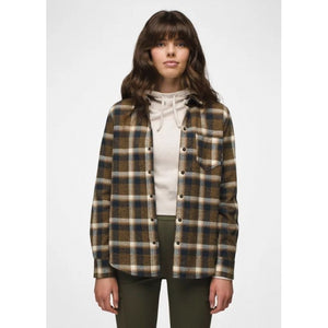 Prana W Golden Canyon Flannel 202 Dark epia / S