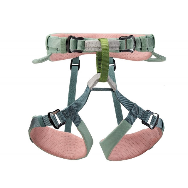 Petzl Childrens Macchu Harness Jade Green