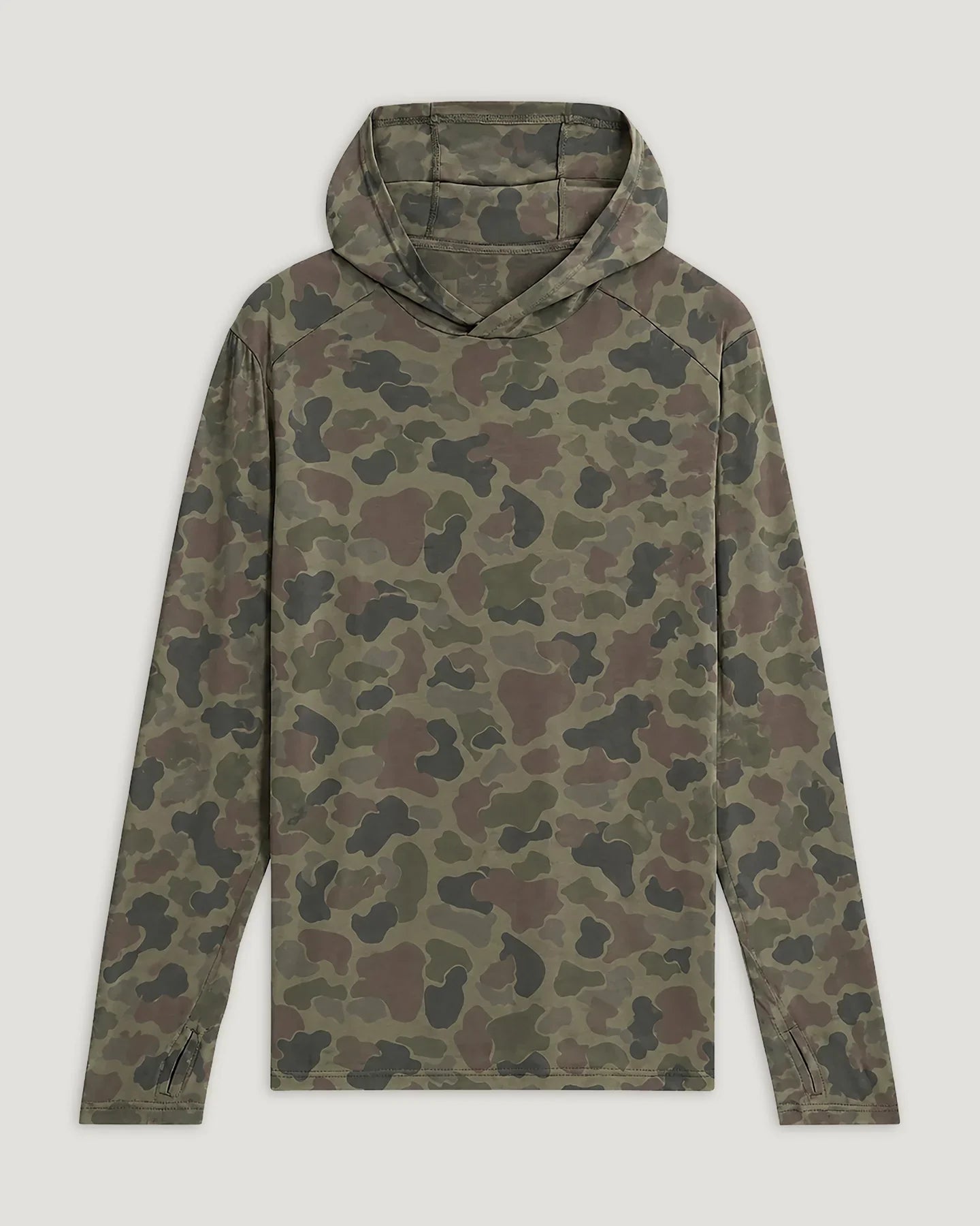 Free Fly Apparel Mens Bamboo Shade Hoodie P005 Vintage Camo Black