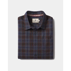 The Normal Brand Men's Nikko Button Up Shirt Brown Plaid