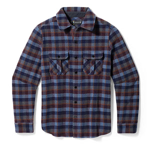 Smartwool Men's Anchor Line Shirt Jacket Eggplant Plaid