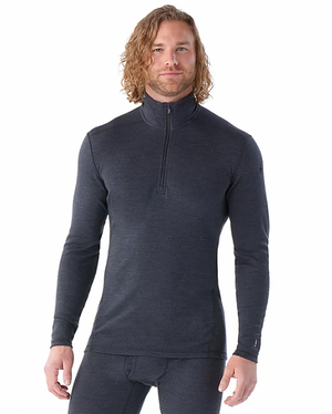 Smartwool M Classic Thermal Merino Base Layer 1/4 Zip 001 Black