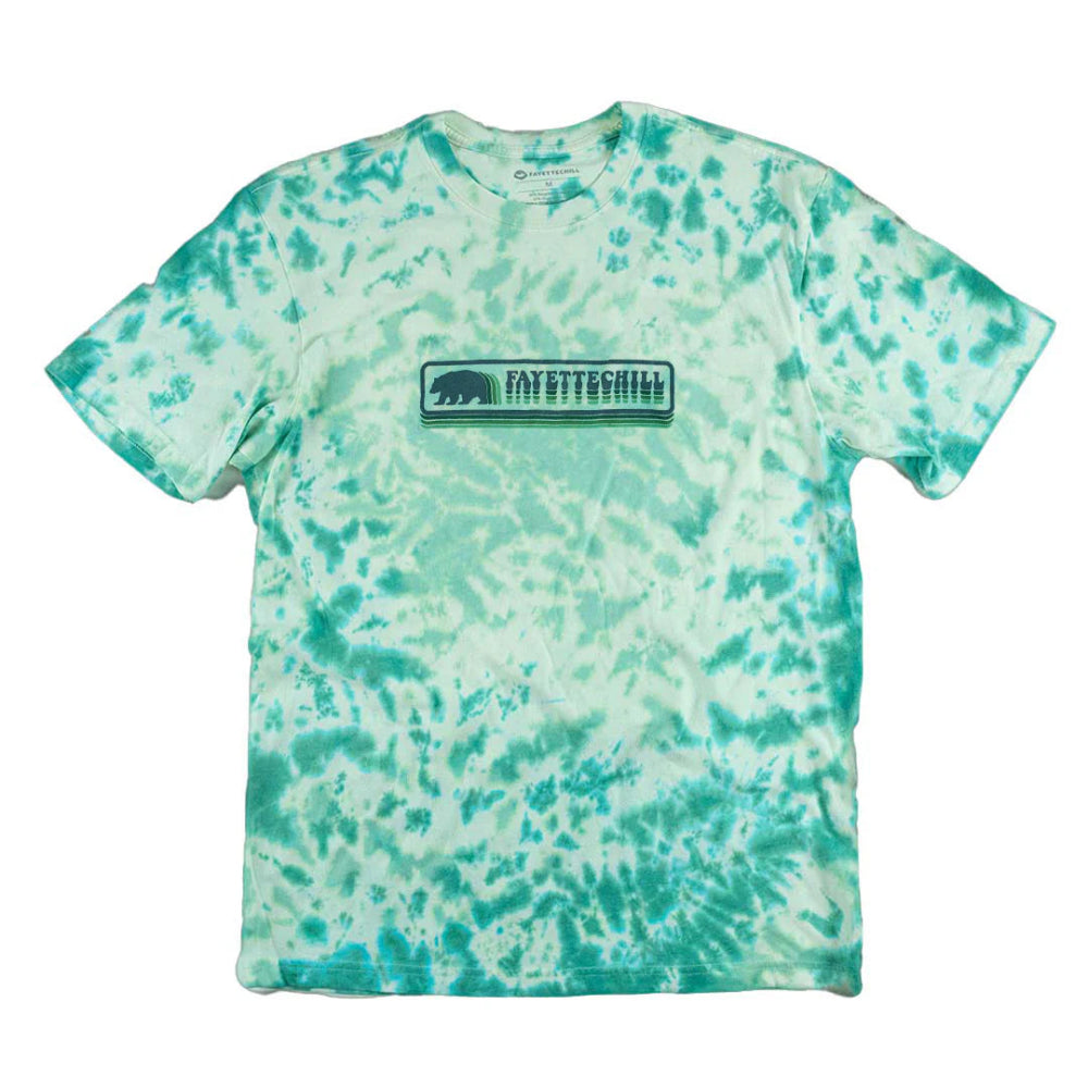 Fayettechill Tie Dye Cascade SS Tie Dye Seafoam