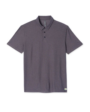 Vuori Mens Strato Tech Polo HHB Huckleberry Heather