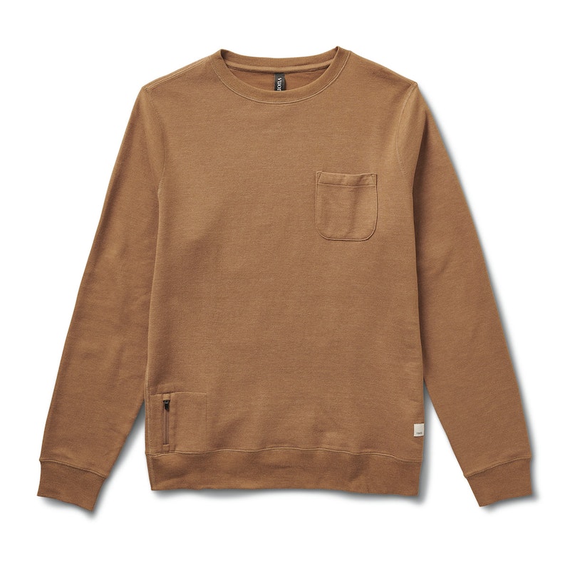 Vuori Men's Jeffreys Pullover HOR Oregano Heather