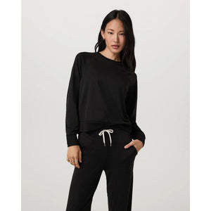 Vuori W LS Halo Crew Black Heather