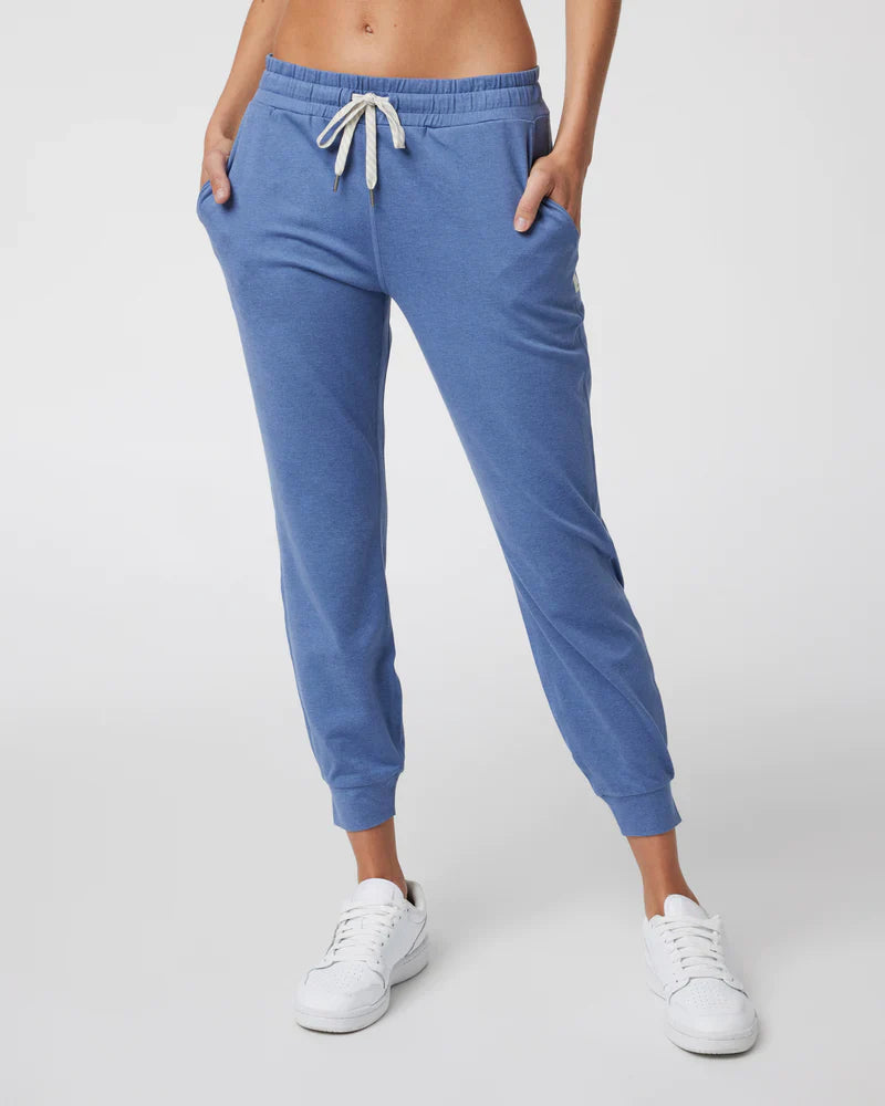 Vuori Womens Performance Jogger HBQ Blue Quartz Heather