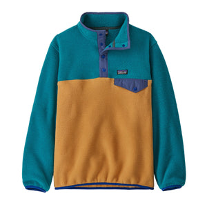 Patagonia Kids' Lightweight Synchilla Snap-T Pullover Dried ango / M