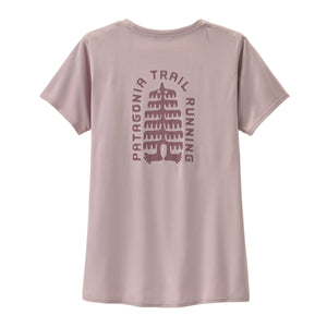 Patagonia Women's Capilene Cool Daily Graphic Shirt - Lands Tree Trotter: Echo Purple