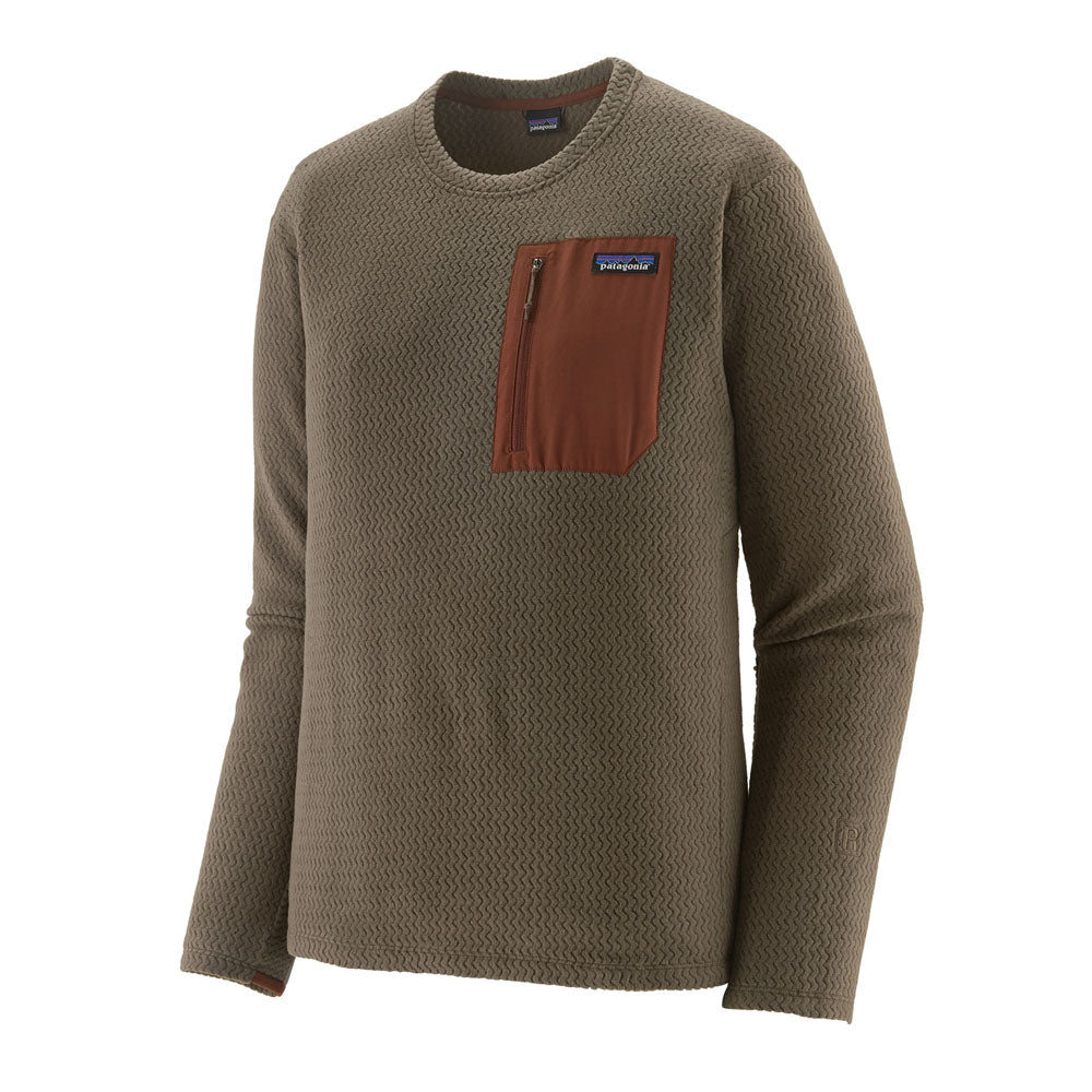 Patagonia Mens R1 Air Crew Marlow Brown