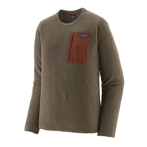 Patagonia Mens R1 Air Crew Marlow Brown