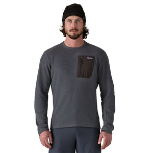 Patagonia Mens R1 Air Crew Smolder Blue