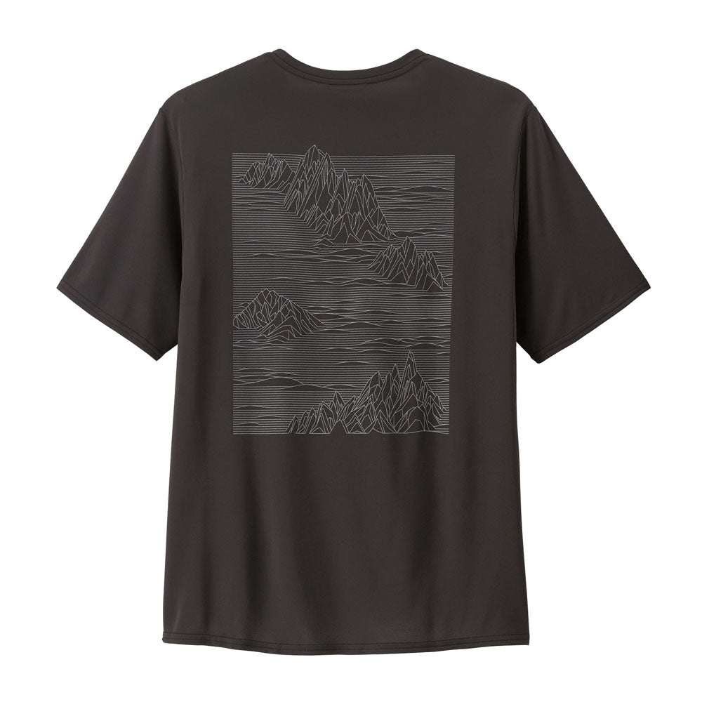 Patagonia Mens Capilene Cool Daily Graphic Shirt Strataspire: Black