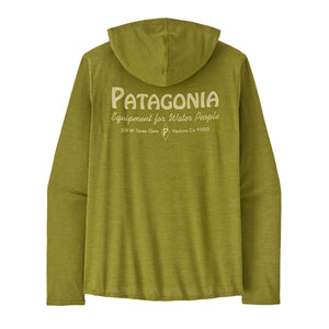 Patagonia Mens Capilene Cool Daily Graphic Hoody Water People Banner: Graze Green X-Dye