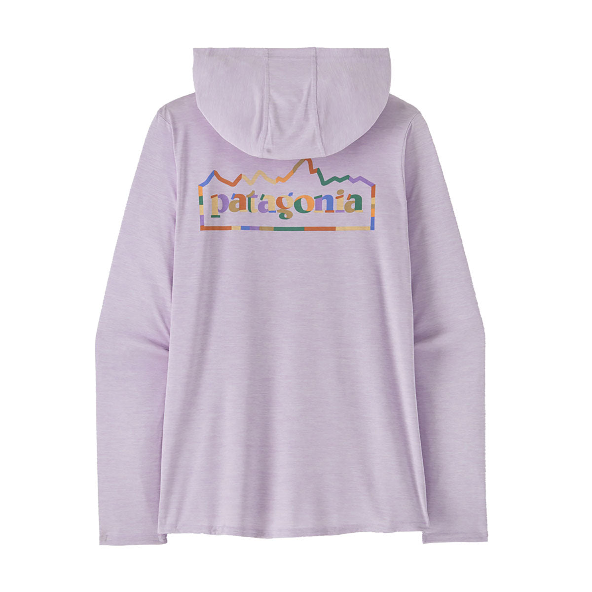 Patagonia Womens Capilene Cool Daily Graphic Hoody Unity Fitz: Foxglove Purple